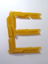 letter E. 2008-12-06, Sony F828. keywords: alphabetic character e, type e, zeichen e